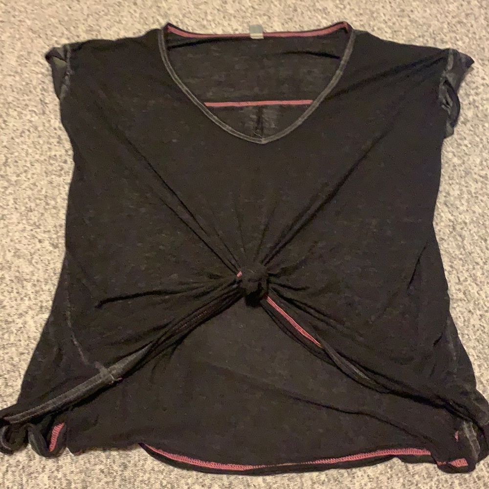 Free People Oversized Burnout Tee